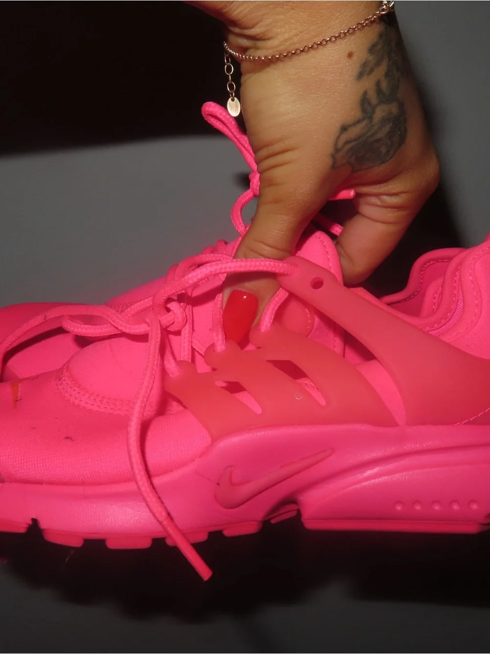 Nike Women's Neon Pink Athletic Sneakers